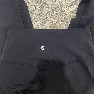 Black lulu lemon align leggings size 8